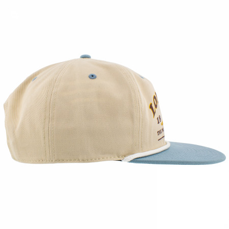 Lone Star Arched Text Over Armadillo Snapback Hat