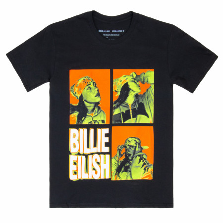 Billie Eilish 3-Photo and Logo T-Shirt