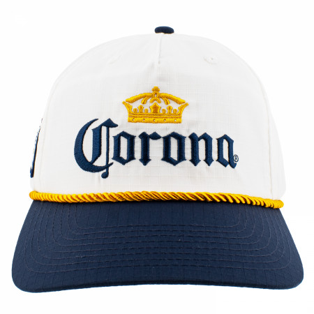 Corona Extra Logo Embroidered Patch Snapback Hat with Rope
