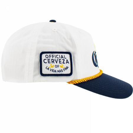 Corona Extra Logo Embroidered Patch Snapback Hat with Rope