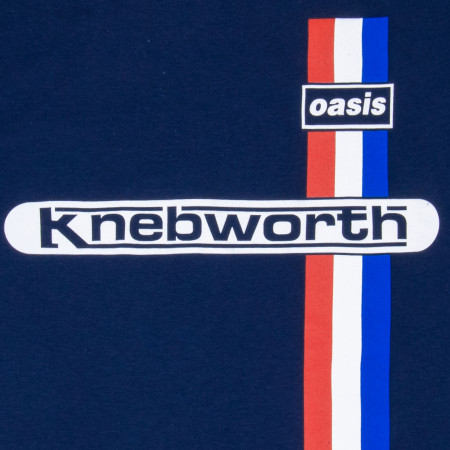 Oasis Knebworth Vatical Stripe T-Shirt
