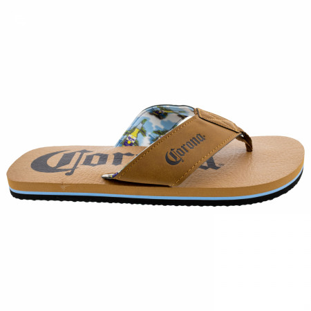 Corona Extra Bottle Strap Flip Flop Sandals with Bottle Opener
