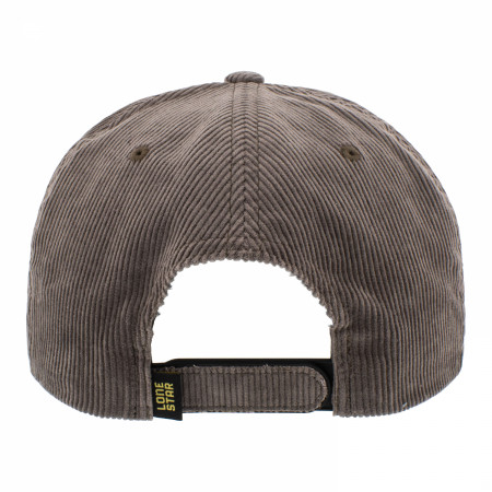 Lone Star Texas Beer Grey Corduroy 5-Panel Trucker Hat