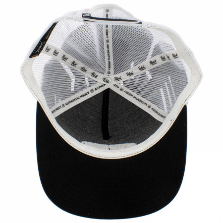 Pabst Blue Ribbon Black and White Trucker Hat with Logo Patch