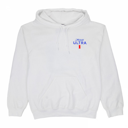 Michelob Ultra Golf Putting White Front and Back Print Hoodie