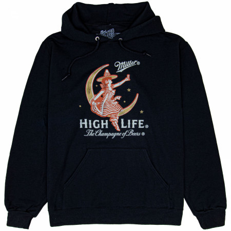 Miller High Life Girl in The Moon Hoodie