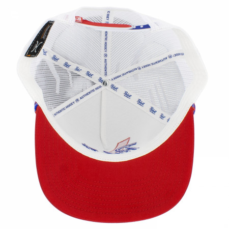 Pabst Blue Ribbon Embroidered Red & White Hat