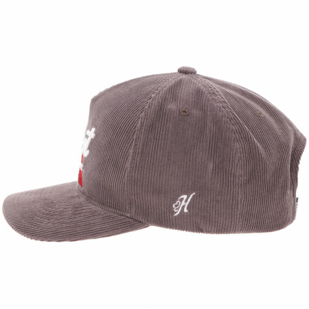 Pabst Blue Ribbon Grey Corduroy 5-Panel Trucker Hat
