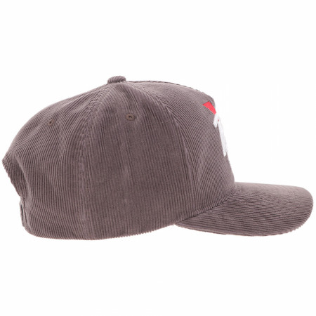 Pabst Blue Ribbon Grey Corduroy 5-Panel Trucker Hat