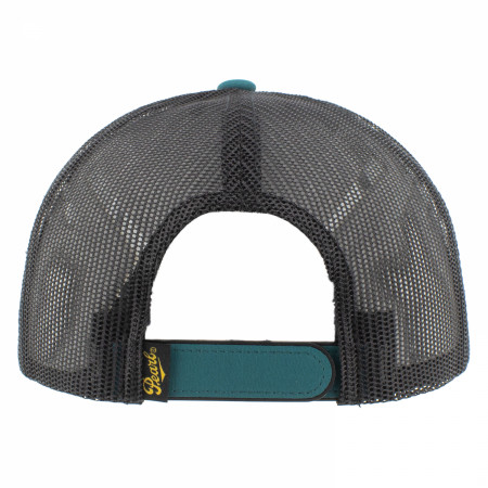 Pearl Beer 5-Panel Teal Trucker Hat with Patch Logo