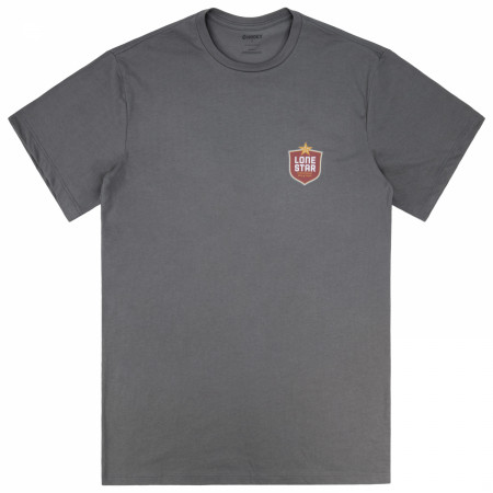 Lone Star Beer Armadillo Front & Back Printed T-Shirt