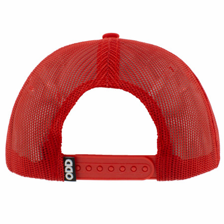 Budweiser King of Beers Retro Red Mesh Trucker Hat