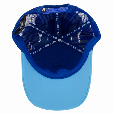 Bud Light Patches Blue Mesh Trucker Hat