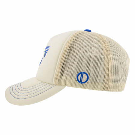 Busch Light Retro White Snapback Mesh Hat