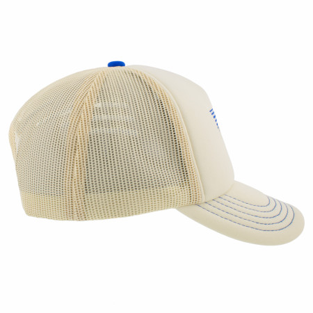 Busch Light Retro White Snapback Mesh Hat