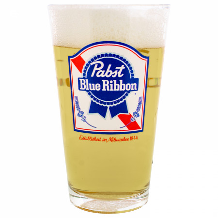 Pabst Blue Ribbon Classic Logo Pint Glass