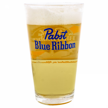 Pabst Blue Ribbon Classic Logo Pint Glass