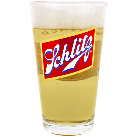 Schlitz World Logo Pint Glass