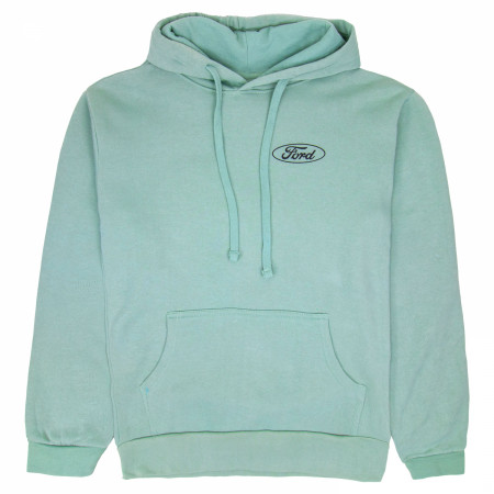 Ford Mustang Beach Trip Front and Back Print Pull-Over Hoodie