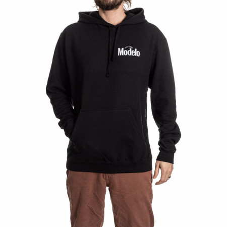 Modelo Celebra Dia De Los Muertos Front and Back Print Pullover Hoodie