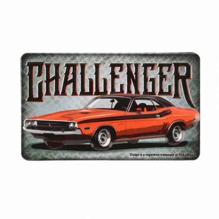 Dodge Challenger Classic Model Embossed Tin Magnet