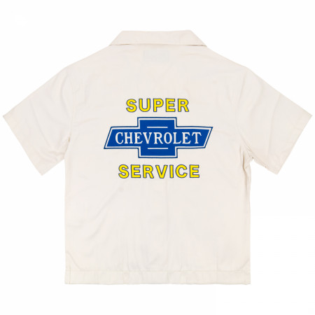 Chevrolet Chevy Service Button Down Mechanic Work Shirt