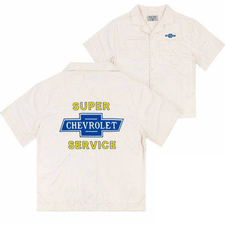 Chevrolet Chevy Service Button Down Mechanic Work Shirt