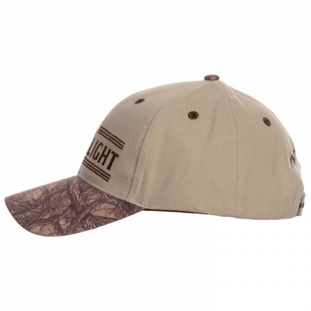 Busch Light Embroidered Buck Logo with Camo Cotton Snapback Hat