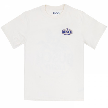 Busch Light Duck in Flight Front and Back Print T-Shirt