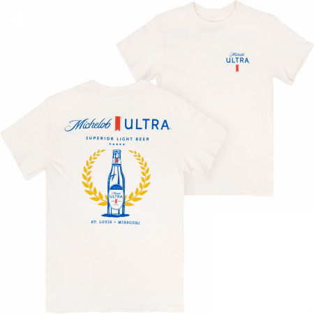Michelob Ultra Superior Light Beer Front & Back Print T-Shirt