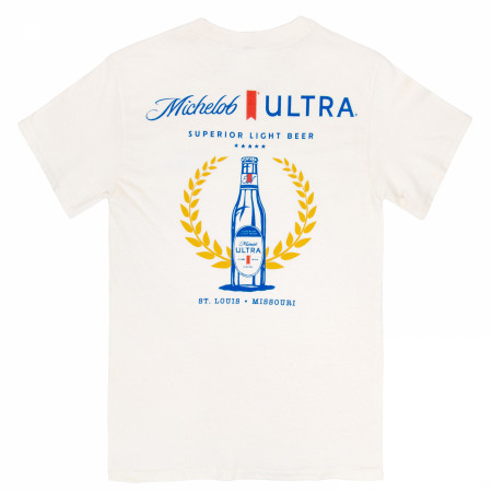 Michelob Ultra Superior Light Beer Front & Back Print T-Shirt