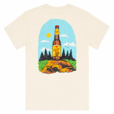 Shiner Bock Blue Sky Outdoors Front & Back Print T-Shirt