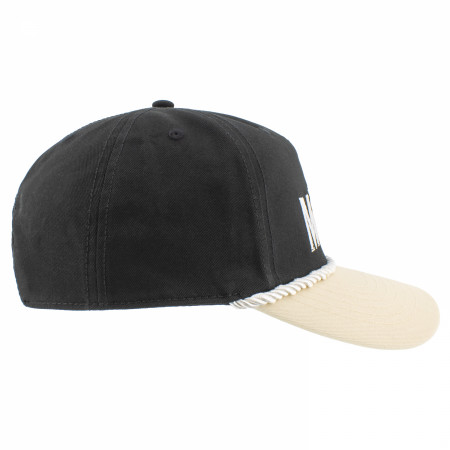 Modelo Embroidered Logo Grandpa Snapback Hat with Rope