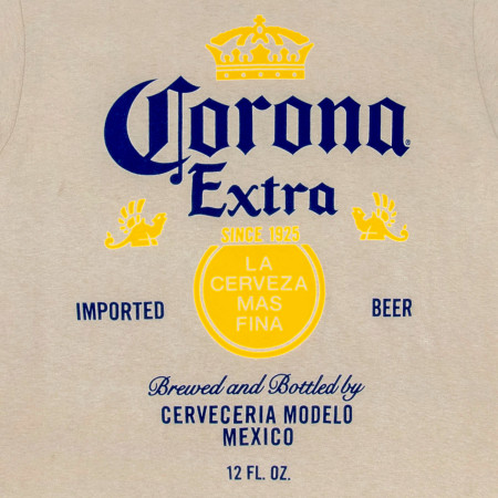 Corona Extra Classic Logo Sand Colorway T-Shirt