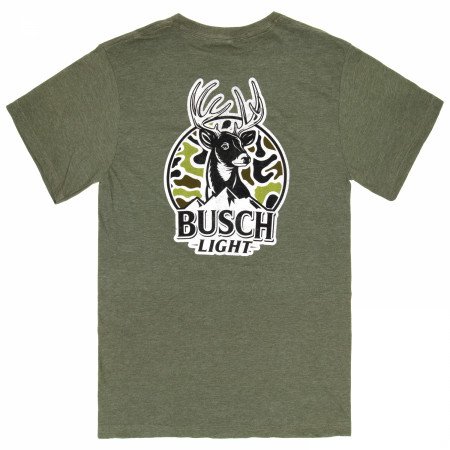 Busch Light Deer Hunting Forest Green T-Shirt