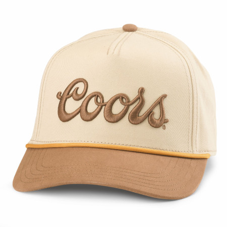 Coors Khaki and Brown Adjustable Hat