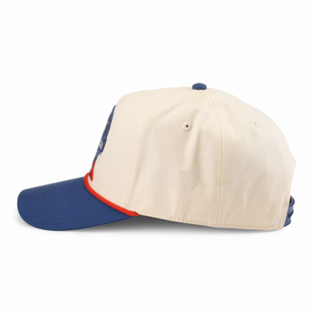 Pabst Blue Ribbon Beige and Blue Adjustable Hat