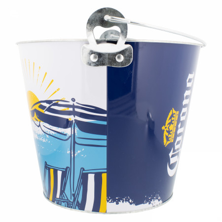 Corona Summer Galvanized Bucket with Opener