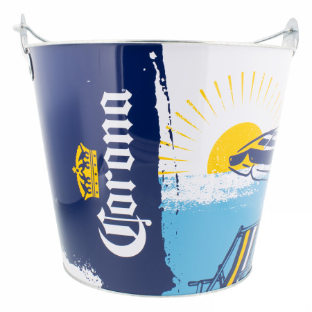 Corona Summer Galvanized Bucket with Opener