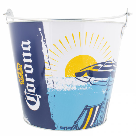 Corona Summer Galvanized Bucket with Opener