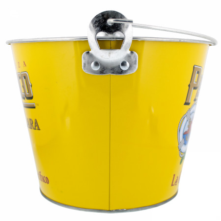 Pacifico Clara Galvanized 6-pack Ice Bucket with Bottle Opener
