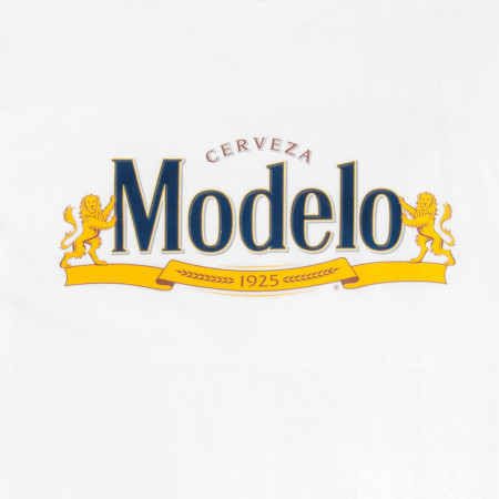 Modelo Cerveza 1925 Logo on White T-Shirt
