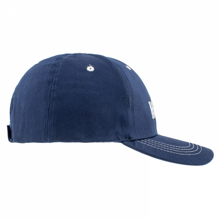 Modelo Cerveza Embroidered White Logo on Denim Snapback Hat