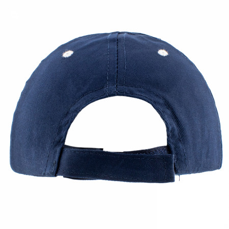 Modelo Cerveza Embroidered White Logo on Denim Snapback Hat