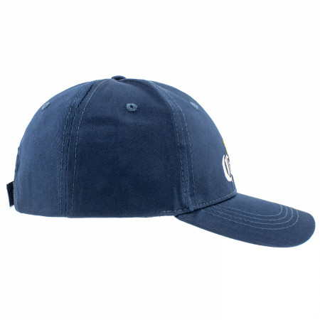 Corona Embroidered Logo on Navy Blue Twill Snapback Hat