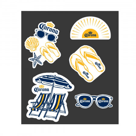 Corona Extra Beach Day Sticker Sheet