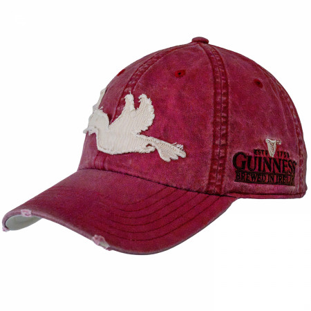 Guinness Vintage Distressed Red Toucan Cap