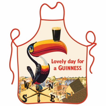 Guinness Toucan Tie String Chef Apron