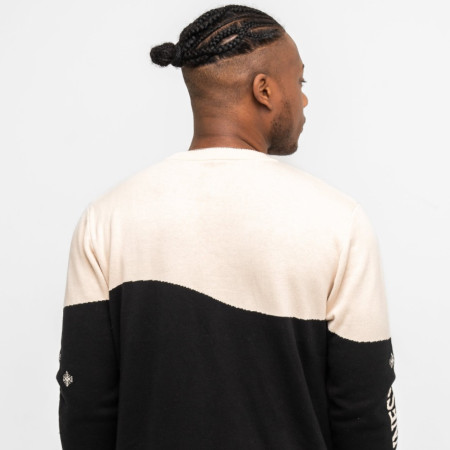 Guinness Holiday Black and Cream Tortoise Sweater