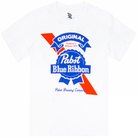 PBR Pabst Blue Ribbon Support Your Local Bartender Front & Back Print T-Shirt